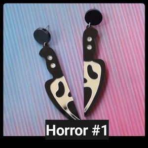 Horror Movie Character Earrings 🖤